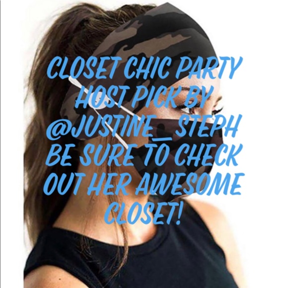 Brand New Face Mask & Headband Set Army Green Camo - Picture 7 of 12